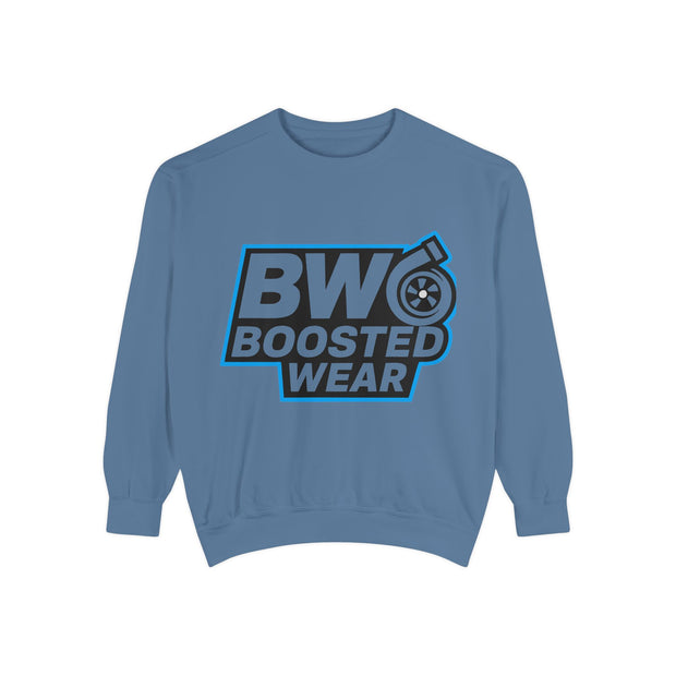 Boosted Wear Logo Sweatshirt — Turbo Car Enthusiast Pullover
