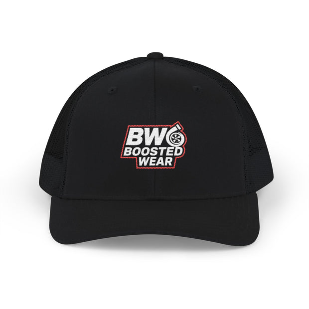Boosted Wear Embroidered Trucker Cap — BW Logo Snapback