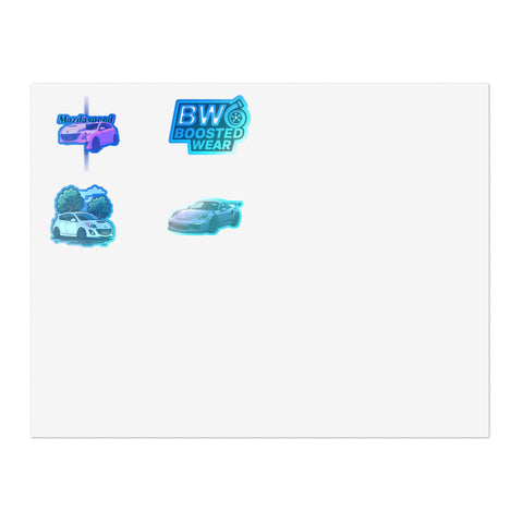 Car Culture Sticker Sheet — Boosted Wear Racing Decals