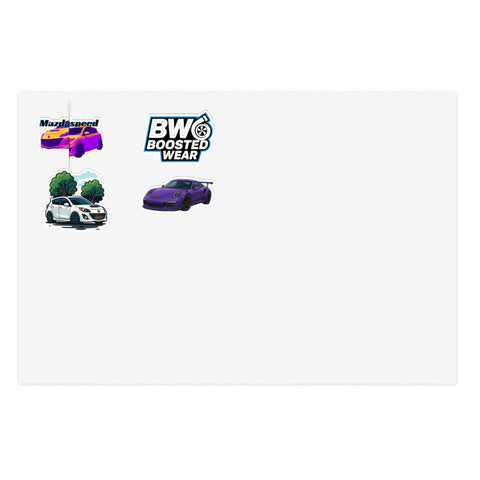 Car Culture Sticker Sheet — Boosted Wear Racing Decals