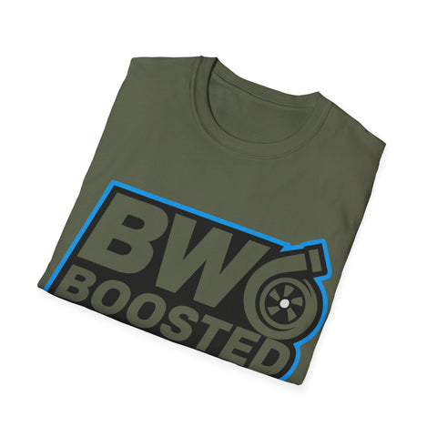 Boosted Wear Logo T‑Shirt — Turbo Car Enthusiast Tee