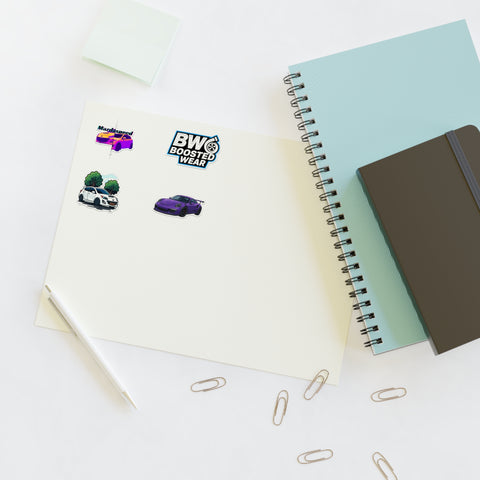 Car Culture Sticker Sheet — Boosted Wear Racing Decals