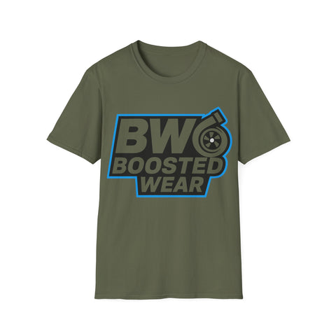 Boosted Wear Logo T‑Shirt — Turbo Car Enthusiast Tee