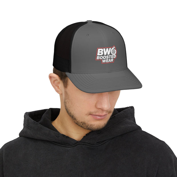 Boosted Wear Embroidered Trucker Cap — BW Logo Snapback
