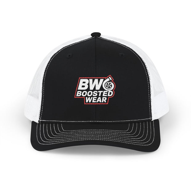 Boosted Wear Embroidered Trucker Cap — BW Logo Snapback
