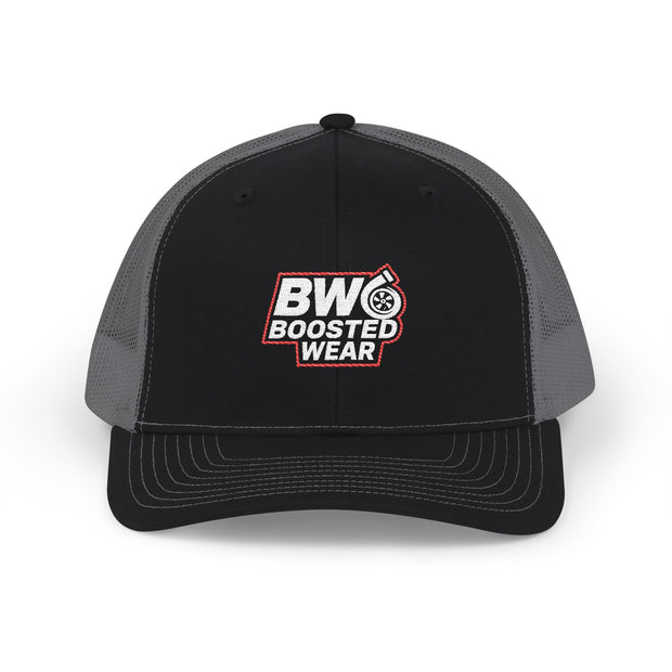 Boosted Wear Embroidered Trucker Cap — BW Logo Snapback