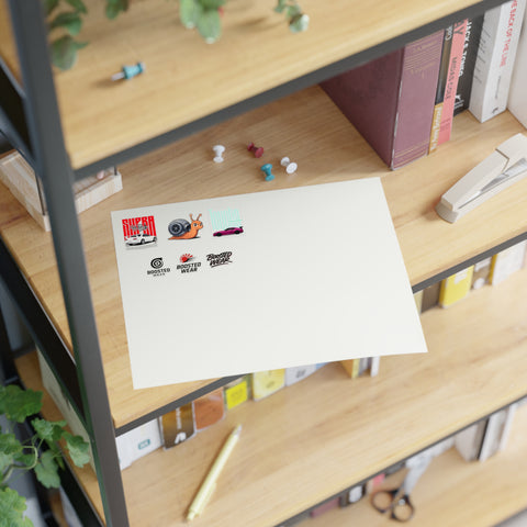 Car Culture Sticker Sheet — Boosted Wear, Turbo Snail & Retro Race Decals