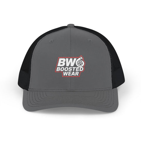 Boosted Wear Embroidered Trucker Cap — BW Logo Snapback