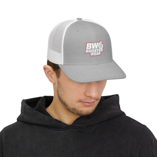 Boosted Wear Embroidered Trucker Cap — BW Logo Snapback