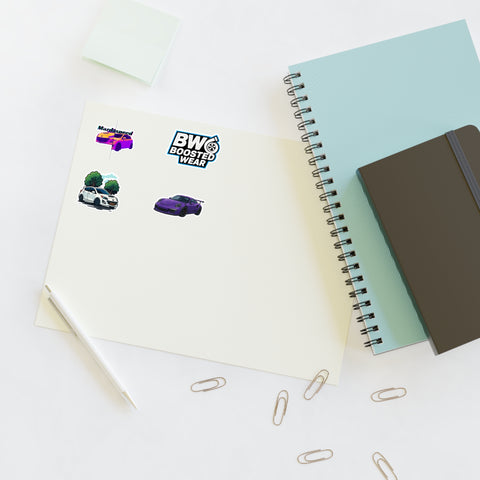 Car Culture Sticker Sheet — Boosted Wear Racing Decals