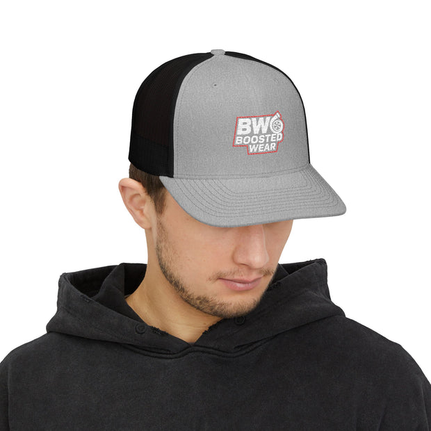 Boosted Wear Embroidered Trucker Cap — BW Logo Snapback