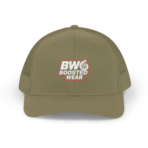 Boosted Wear Embroidered Trucker Cap — BW Logo Snapback