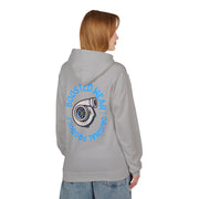 Turbocharged Hoodie — "Boosted Wear" Turbocharger Graphic Back Print