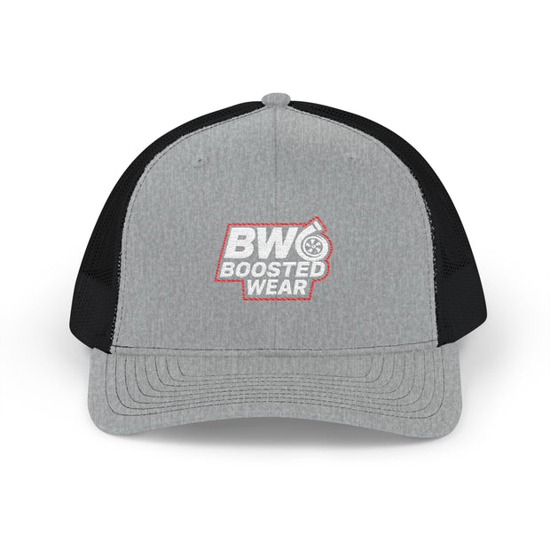 Boosted Wear Embroidered Trucker Cap — BW Logo Snapback