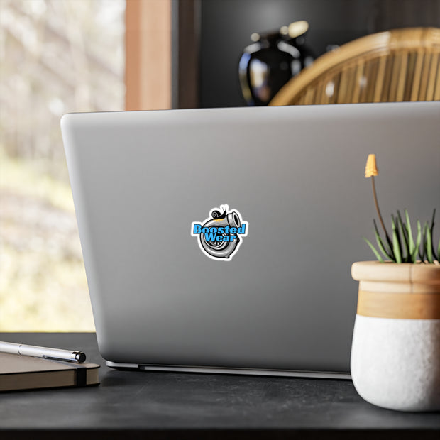 Boosted Wear Turbo Snail Vinyl Sticker — Kiss-Cut Decal for Cars, Laptops & Windows